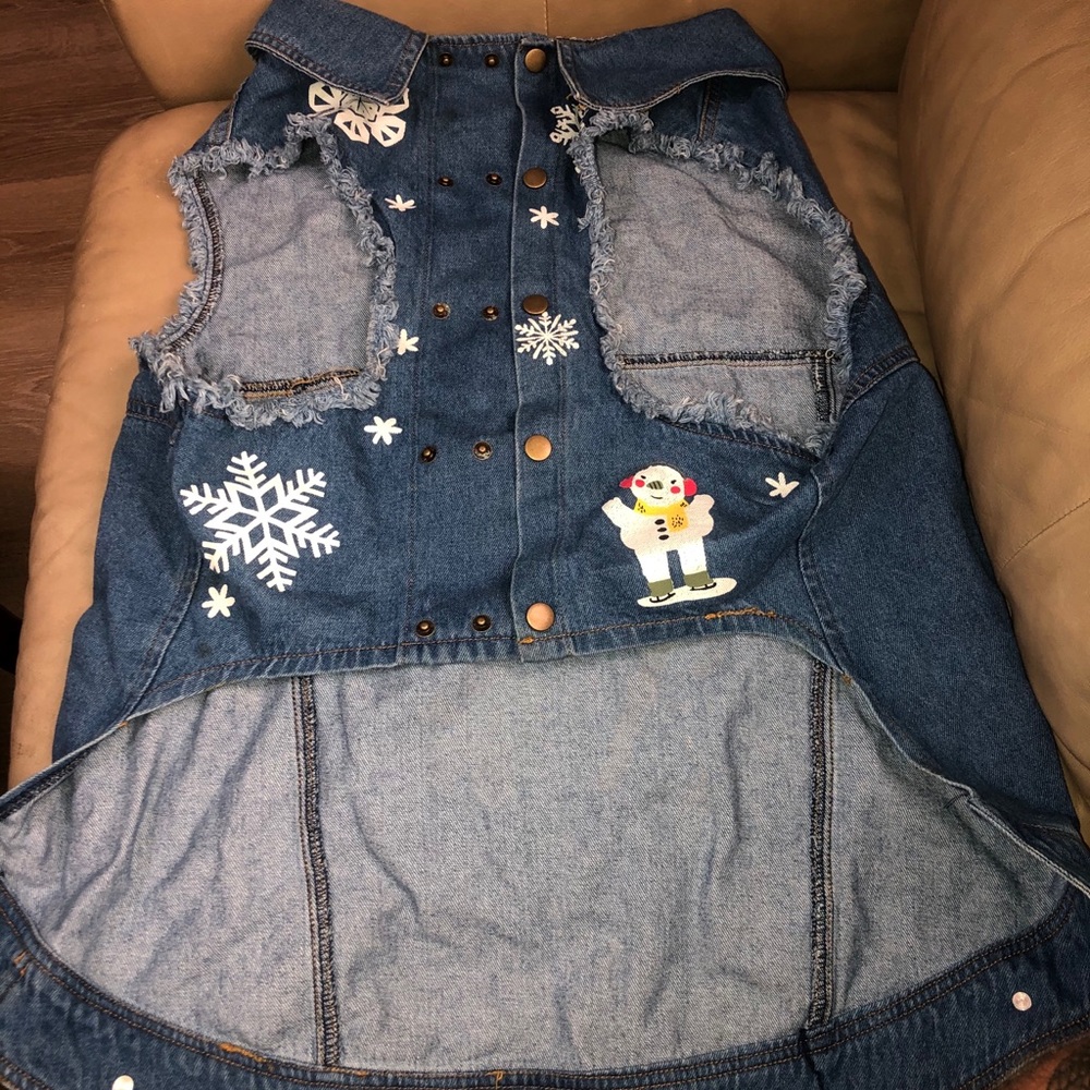 Doggie 🐶 Jean Holiday Vest